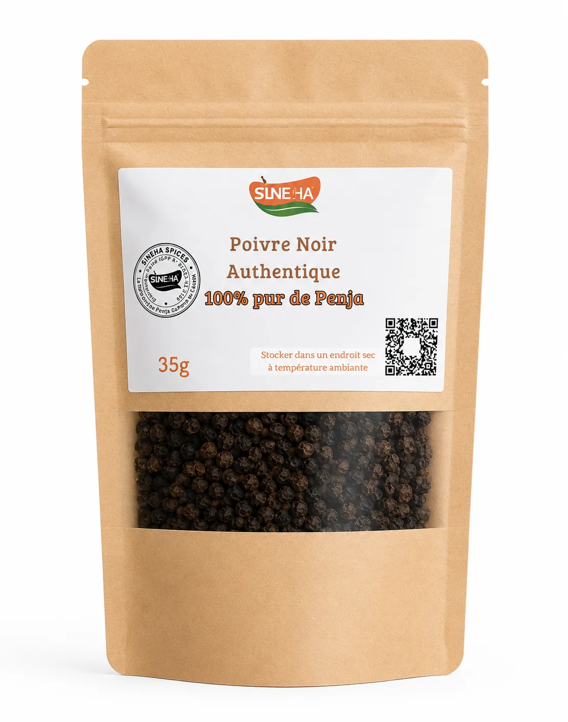 Poivre noir de Penja en grains