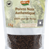Sac de 1 kg de poivre noir authentique de Penja SINEHA en grains