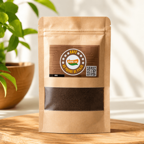 cafe epicé au poivre de Penja