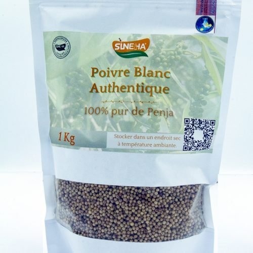 Poivre blanc de Penja SINEHA 1Kg